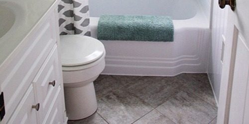 bathroom floor