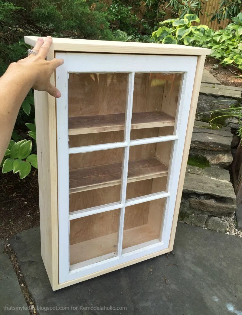 window cabinet construction