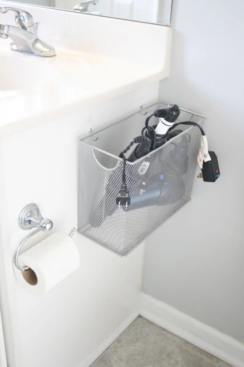 Make your bathroom striking and organized with some great bathroom storage options! Find new options to store all your bathroom items from towels to cotton balls. 30 Bathroom Stora
