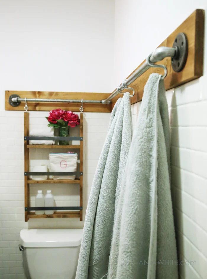 Make your bathroom striking and organized with some great bathroom storage options! Find new options to store all your bathroom items from towels to cotton balls. 30 Bathroom Stora