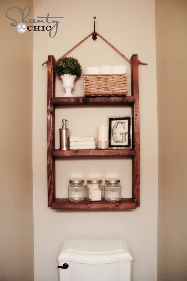 Make your bathroom striking and organized with some great bathroom storage options! Find new options to store all your bathroom items from towels to cotton balls. 30 Bathroom Stora