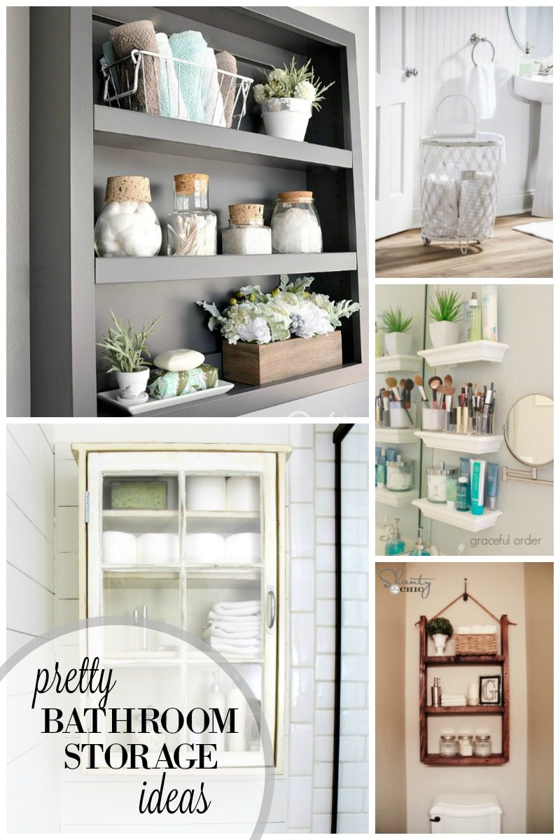 Pretty Bathroom Storage options