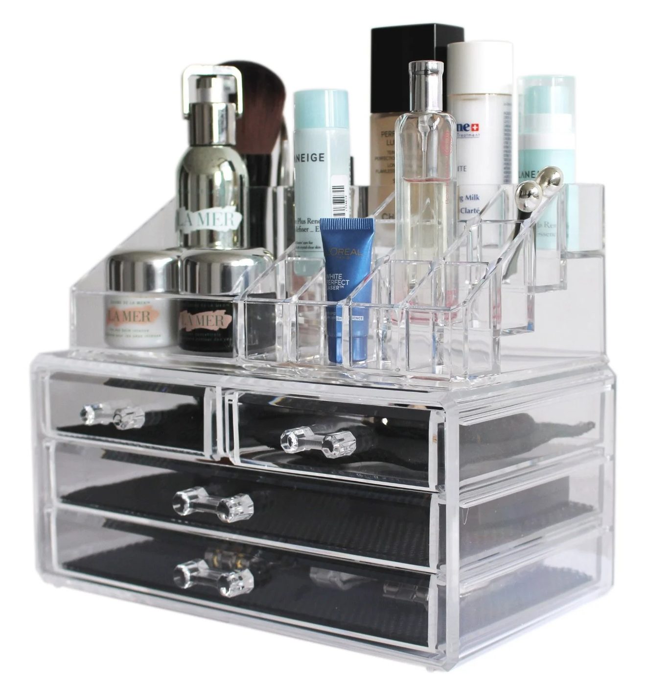 Make your bathroom striking and organized with some great bathroom storage options! Find new options to store all your bathroom items from towels to cotton balls. 30 Bathroom Stora