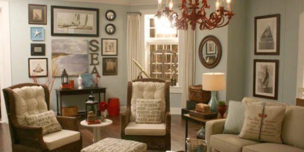 Beach Themed Living Room