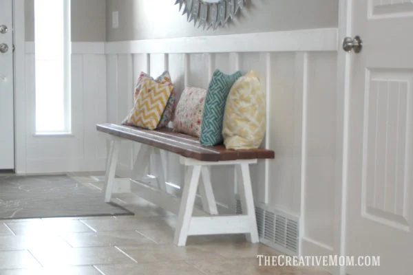 Farmhouse 2x4 Bench The Creative Mom