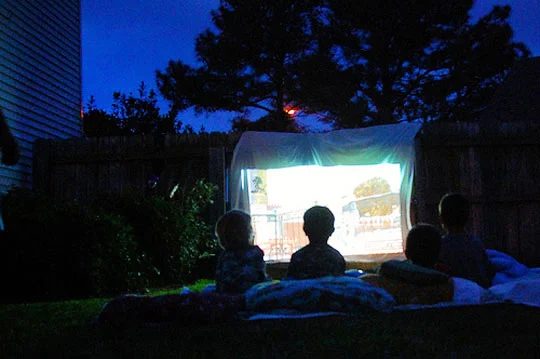 Apartment Therapy backyard movie