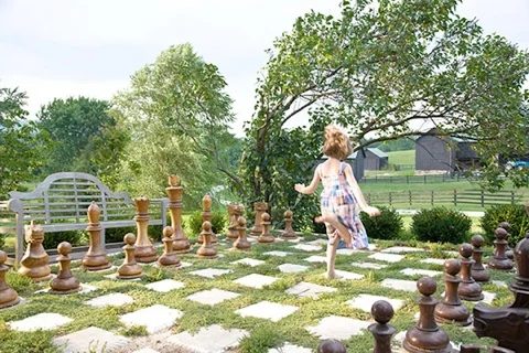 Traditional Home giant chess set