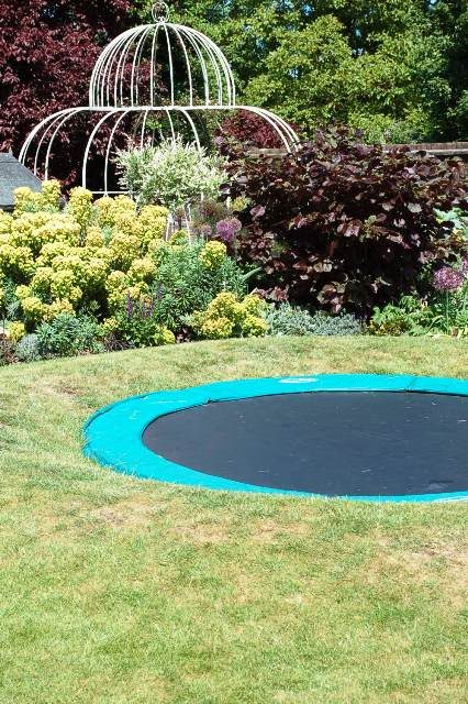 Little Green Fingers sunken trampoline