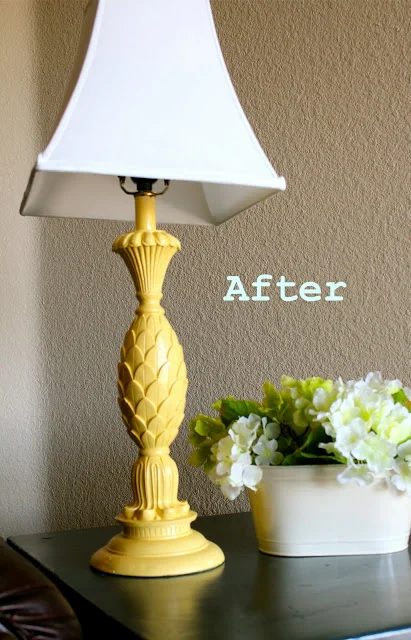 direct yellow lamp handmade update