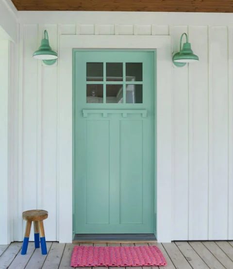 striking Doors - entry craftsman door in Olympic Splish Splash