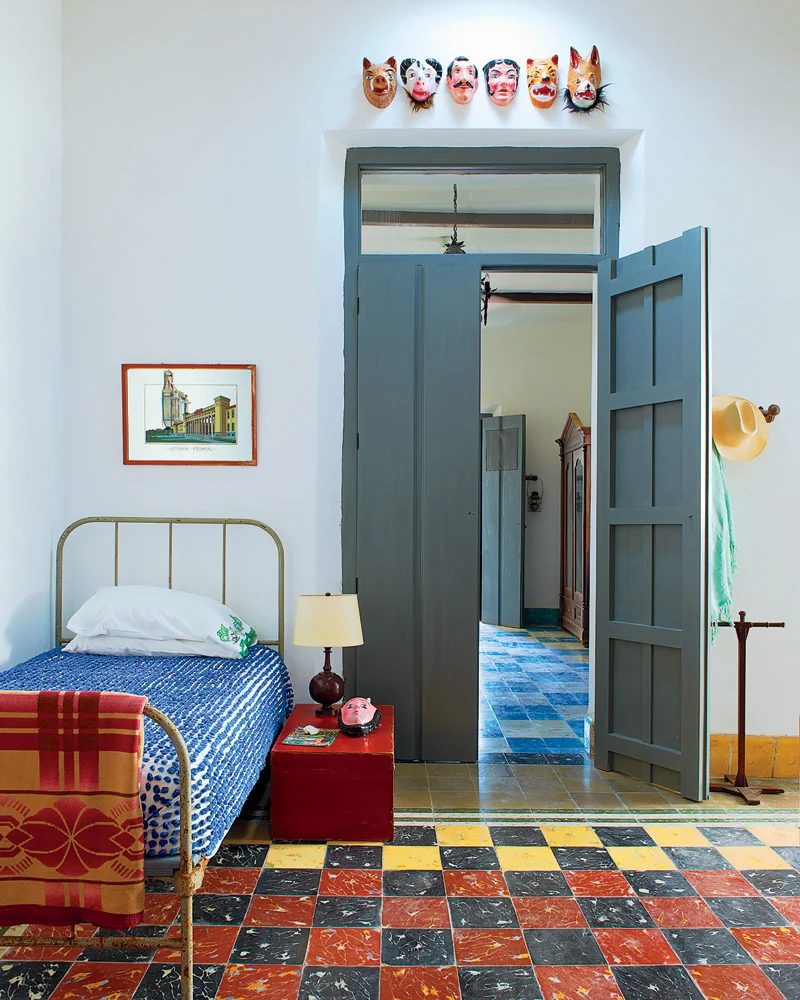 striking Doors - black double sided paneled doors via NYTimes