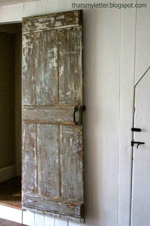 striking Doors - antique farmhouse door That's My Letter