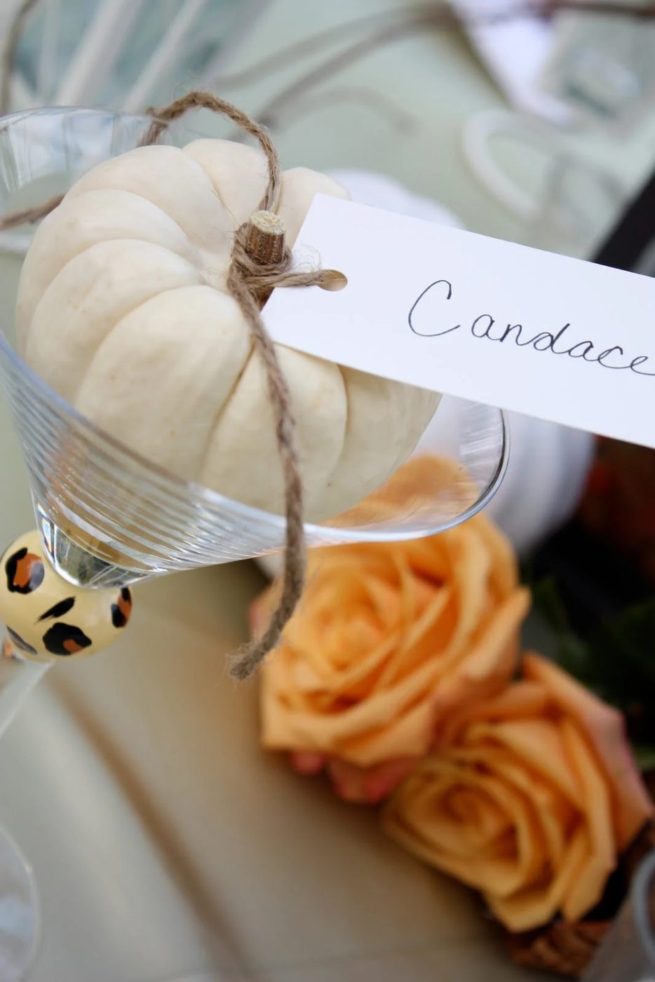 straightforward pumpkin placecard option myheartwithpleasurefills