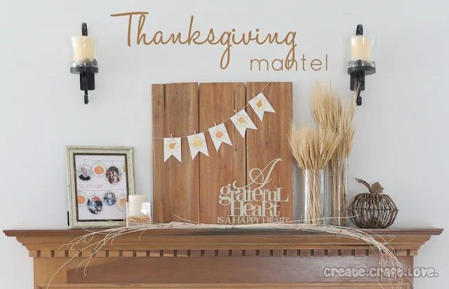 direct thanksgiving mantel, Create Craft Love