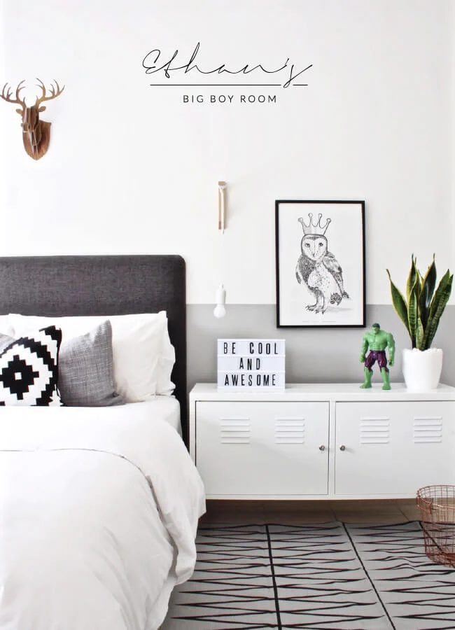 boys room makeover House of Hawkes