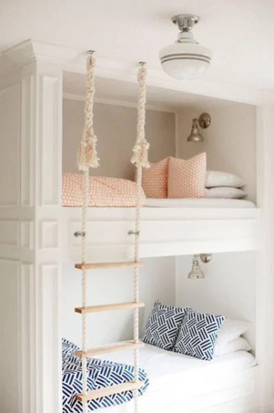Gender Neutral Kids Room: Girl And Boy Bunks