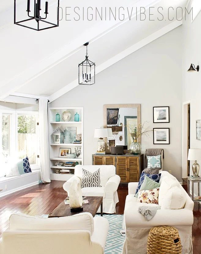 Designing Vibes living room transformation