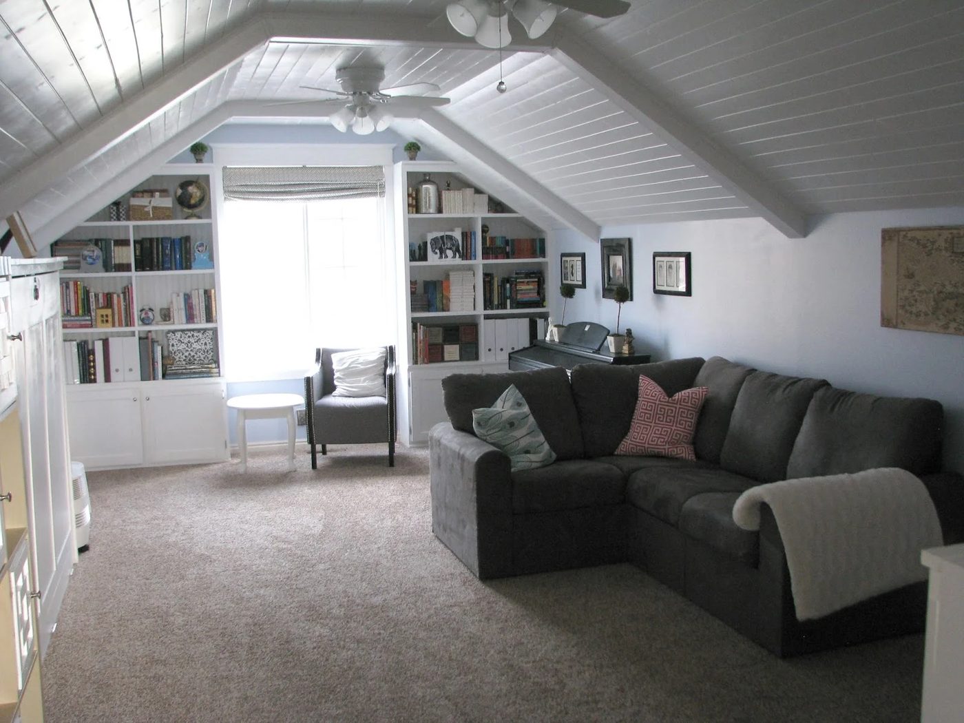 My So Called Handmade Blog bonus room with murphy bed and lots of storage
