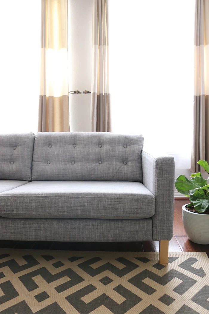 Tufted-Ikea-Karlstad-Sofa-Cushions
