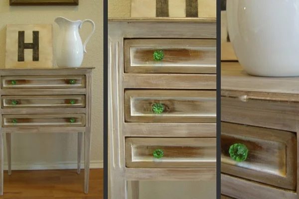 striking Vintage Table Makeover