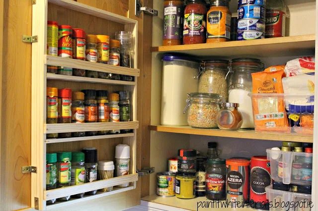 straightforward handmade spice rack PaintItWhite