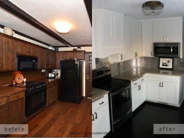 Before And After White Kitchen Remodel options, Construction2style On Bekob