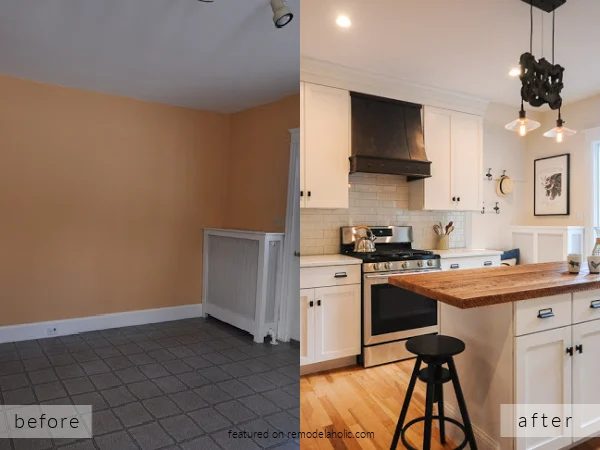 White Modern Farmhouse Kitchen Remodel options Before And After Pictures, SoPo Cottage On Bekob