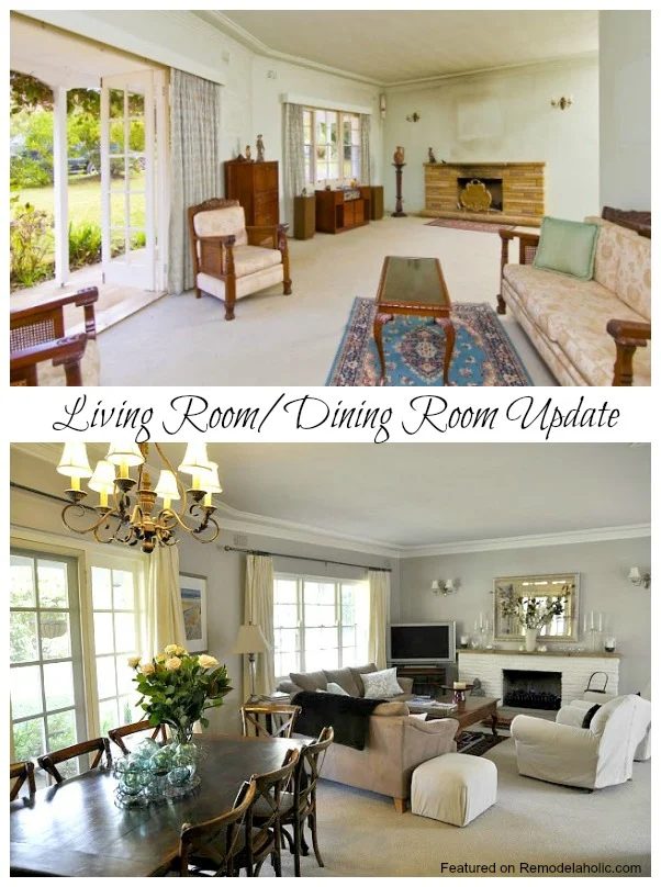 living room and dining room updates