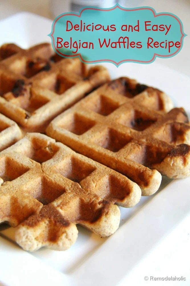 Fast Belgian Waffles Recipe-5a
