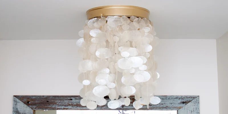 Ban Your Boob Lights! 2 straightforward Ways to Update Basic Flushmount Fixtures