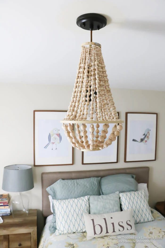 WOW! Come learn how to make your own wood bead chandelier with this solid walkthrough by Designer Trapped in a Lawyer's Body for Bekob.com!