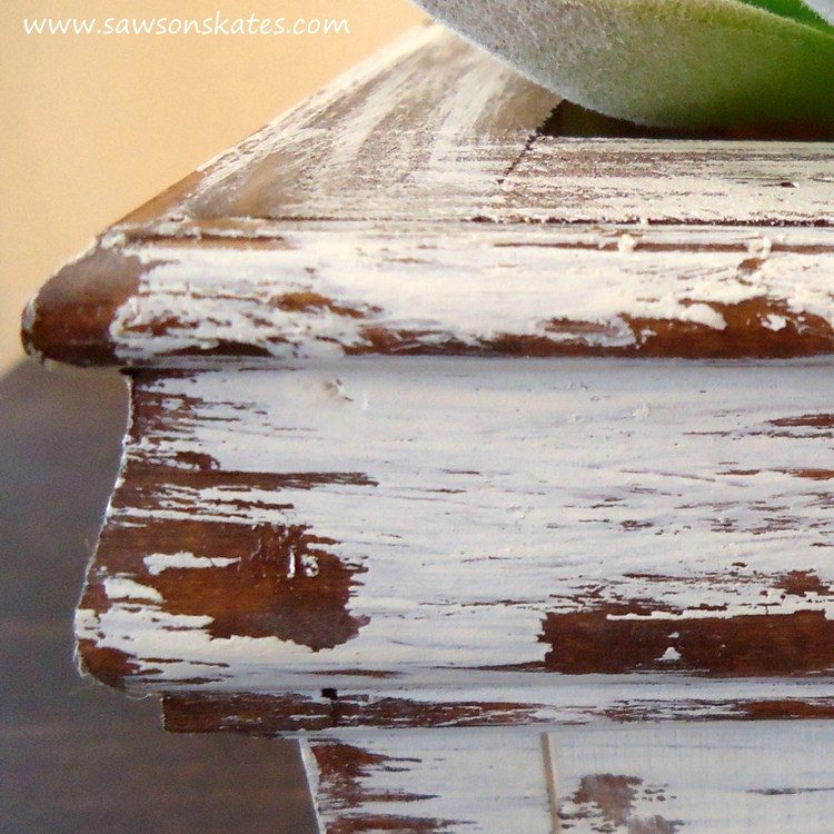Saws On Skates, How To Get Chippy Paint Without Sanding