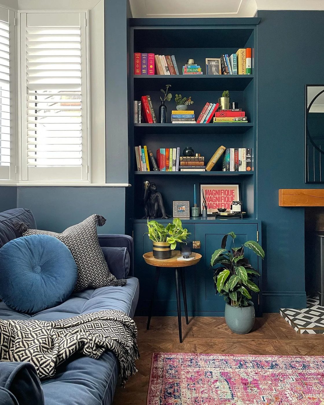 Best Blue Paint Colors Farrow And Ball Hague Blue Via FnB