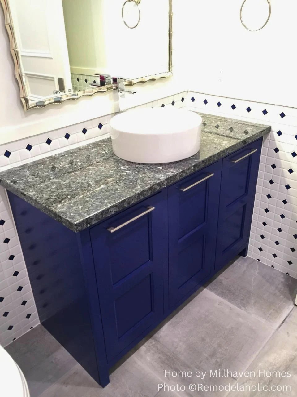 Best Blue Paint Colors Navy Blue Bathroom Vanity, Paint Color Match SW Anchors Aweigh 2016 Millhaven, Photo Bekob