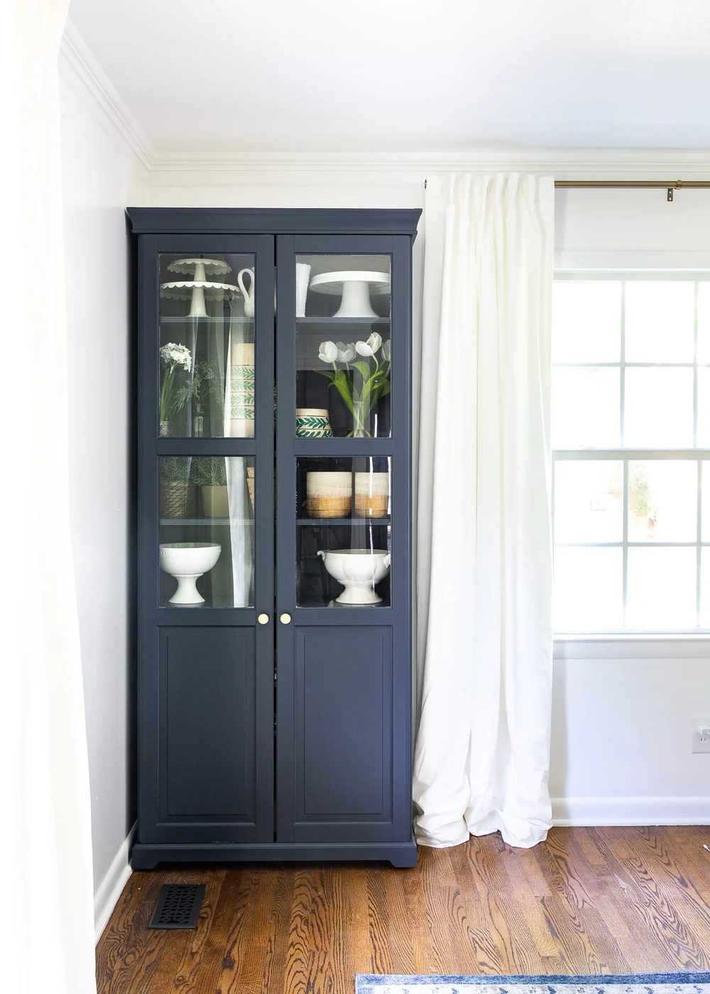 Best Dark Blue Paint Colors Office Cabinet In BM Hale Navy Blesser House