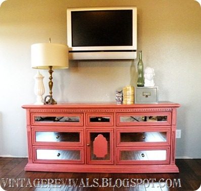 Vintage Revivals coral entertainment console