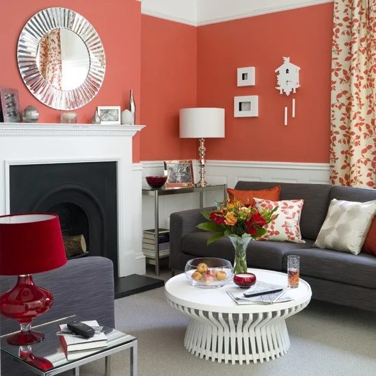 House to Home UK living room walls