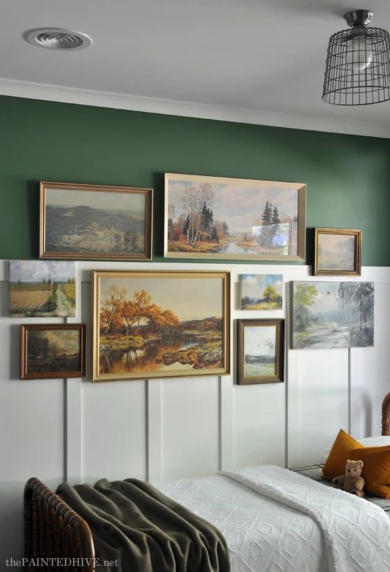 Dark Green Paint Colors, Tarmac Green Dulux Wall Above Board And Batten By The Painted Hive Ft Bekob