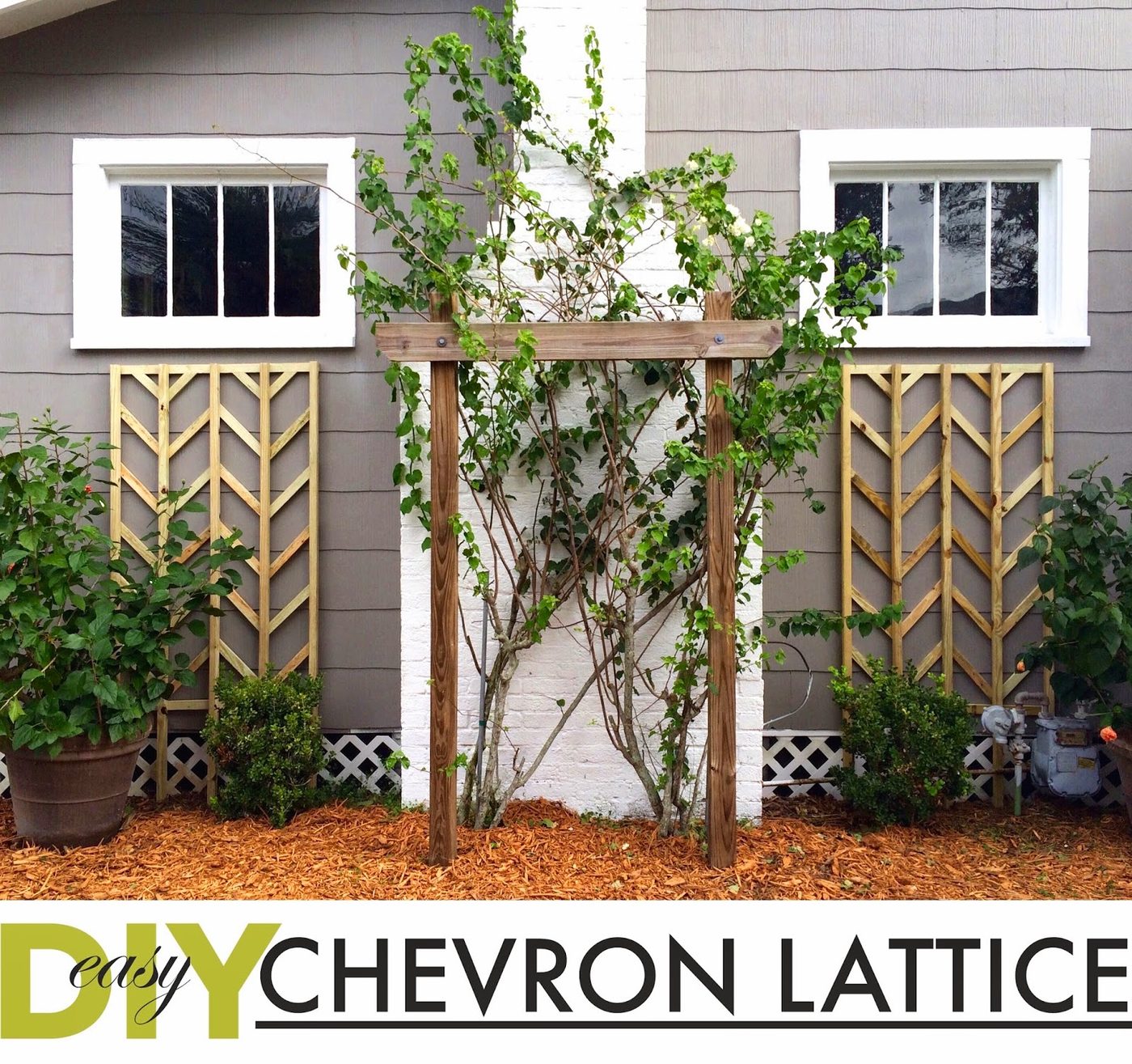 Handmade Chevron Lattice walkthrough