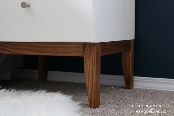 vivid mid century Ikea Tarva method by Petite Modern Life on Remodelaholc