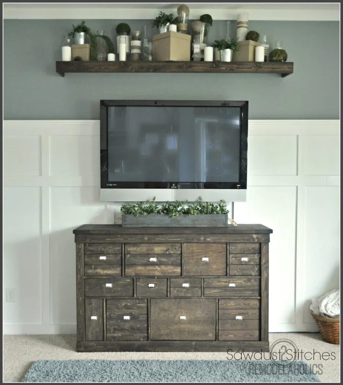 4.28 Turn An IKEA Shelf Into A Pottery Barn Ledge