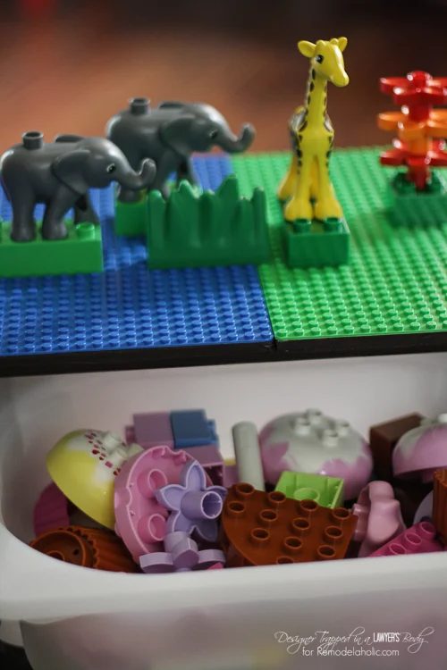 GENIUS! straightforward, Handmade lego table using a basic Ikea storage piece. Full walkthrough by Designer Trapped in a Lawyer's Body for Bekob.com!