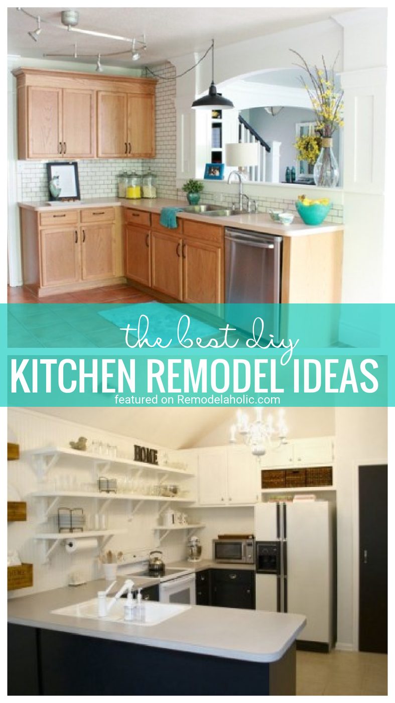 Cut Costs By Remodeling Some Or All Of Your Kitchen By Yourself. We Are Sharing 15 Of The Best Handmade Kitchen Remodel options Featured On Bekob.com