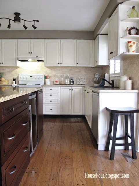 best kitchen remodel options -- kitchen renovation and adding a kitchen island, HouseFour on Bekob