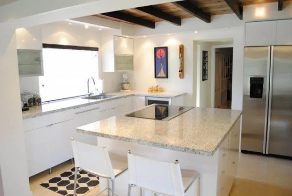 Open Bright White Kitchen Remodel, Jeanne Featured On Bekob