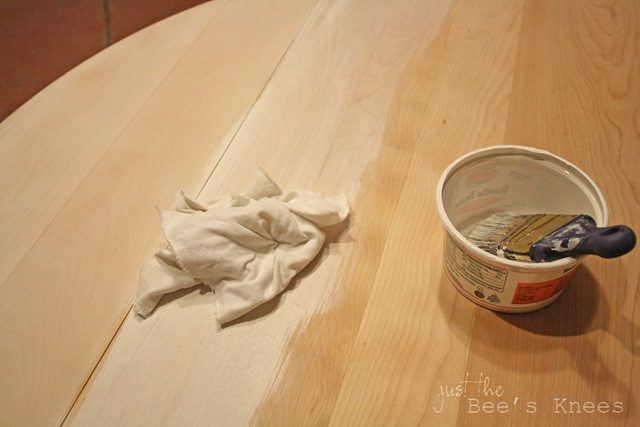 Just The Bees Knees how to whitewash furniture via @Bekob