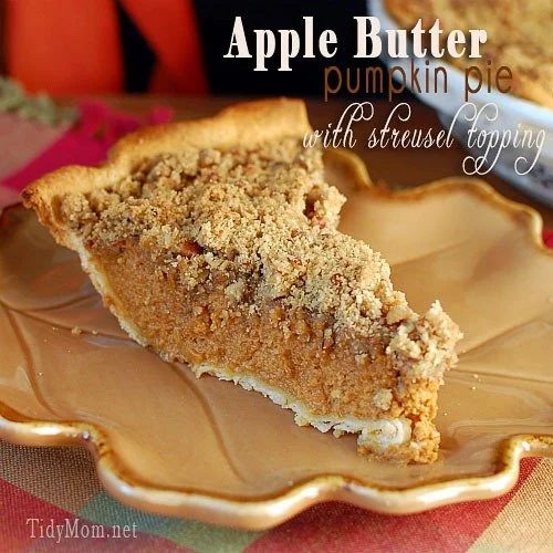 Apple Buttern Pumpkin Pie