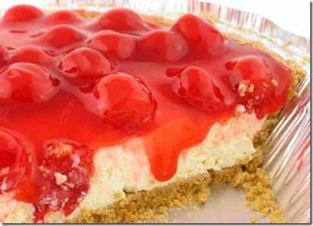 straightforward No-Bake Cherry Cheesecake