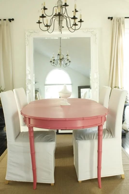In the Fun Lane pink table