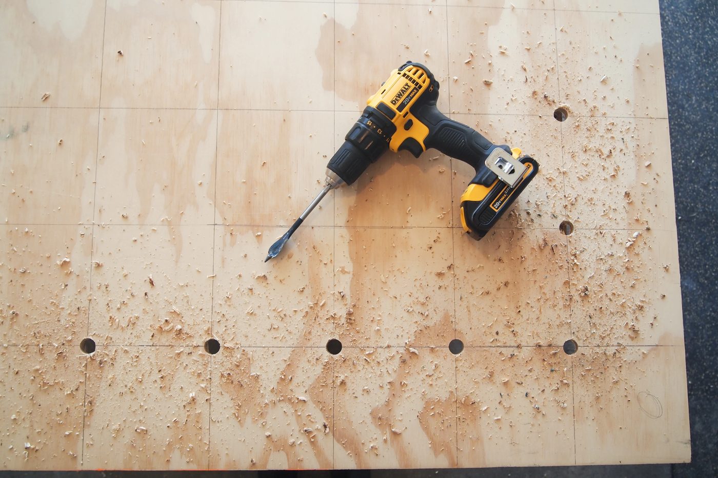 Drilling Holes In Plywood, The Learner Observer For Bekob